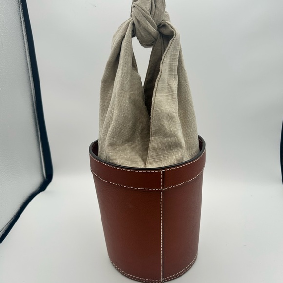 NWT Staud Leather Basket Bag - Picture 1 of 6